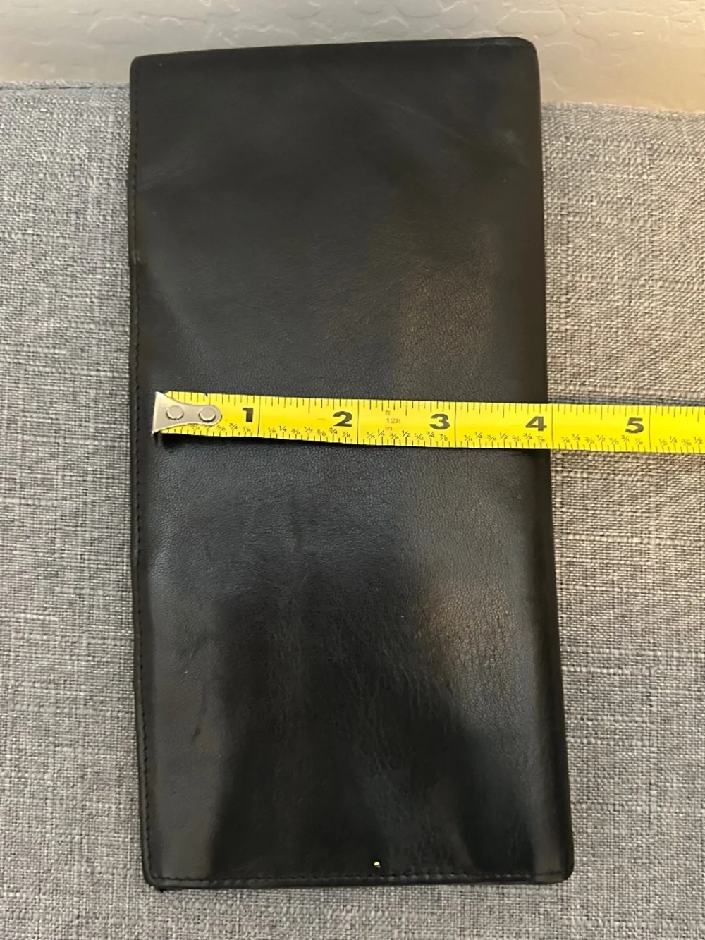 Lodis Black Leather Travel Organizer Wallet